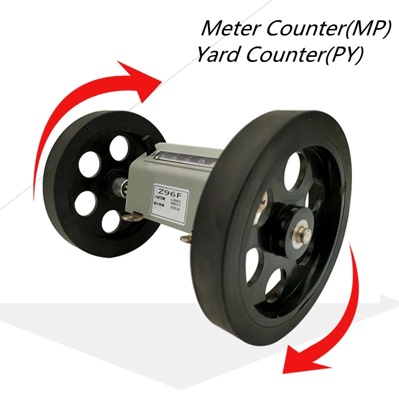 T50 Z96-F Scroll/Rolling wheel 1-9999.9M counter Textile Machinery meter counting / Yard Counter Mechanical length