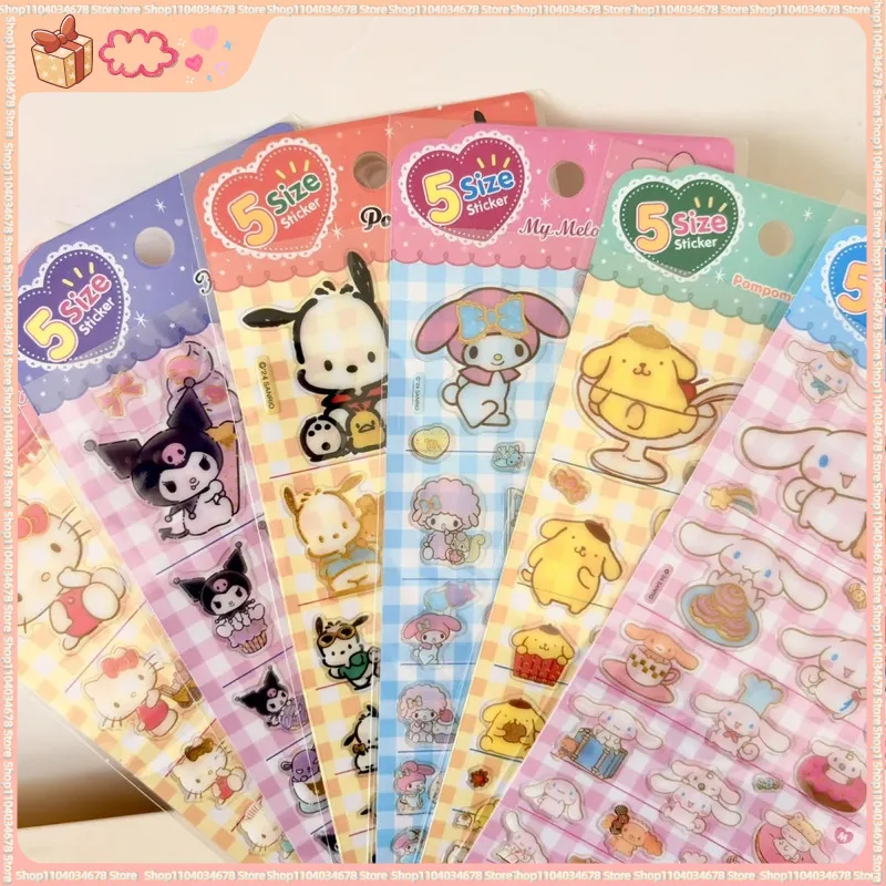 

New Kt Stickers Hot Stamping Glue Stickers Cinnamon Dog Pudding Dog Stickers Three-Dimensional Material Decorative Stickers