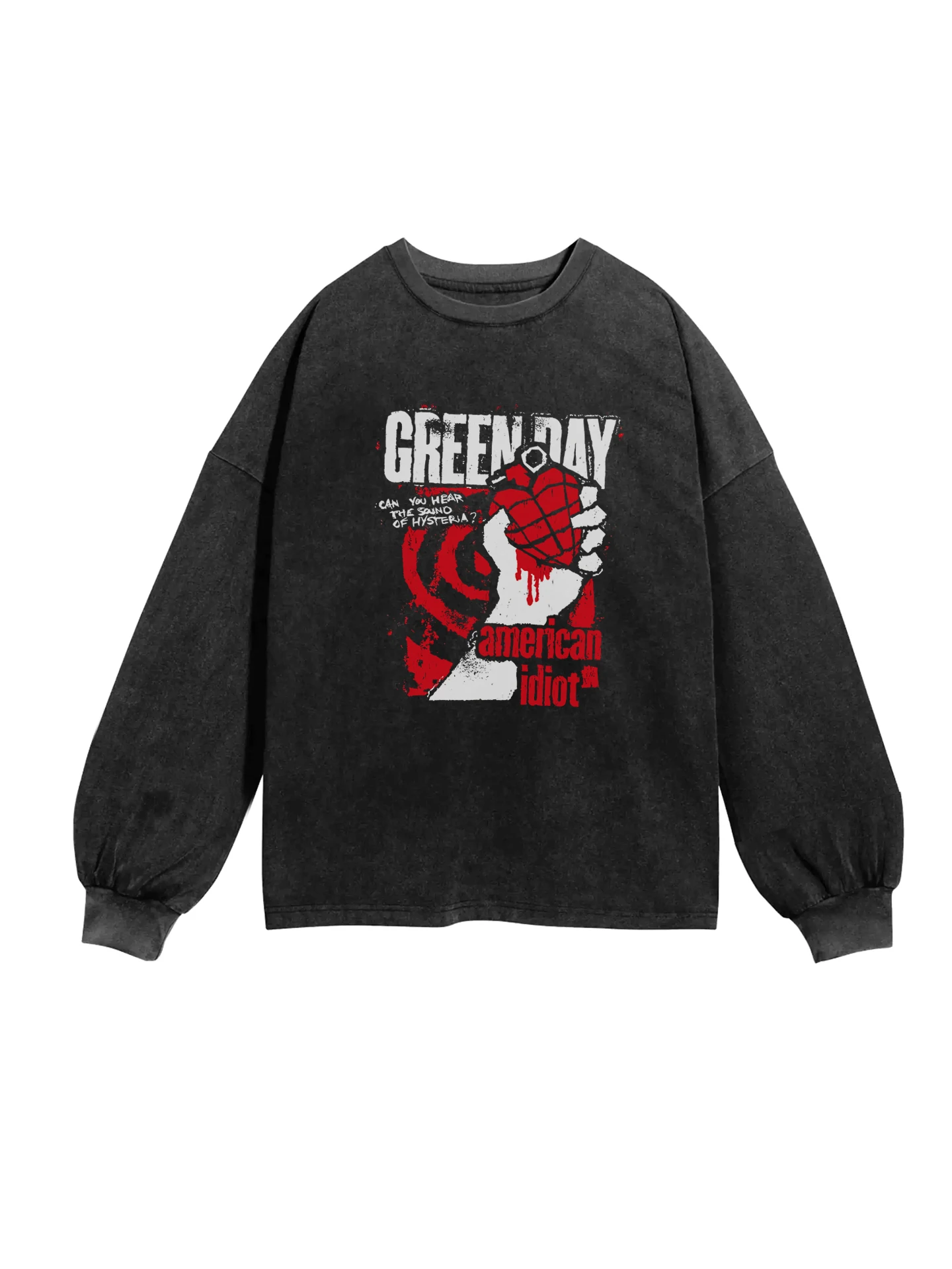 

Новая хлопковая футболка Waed American Loose Ro Long Sleeve с принтом группы Enn Day (альбом Love) 2025 года для всех размеров