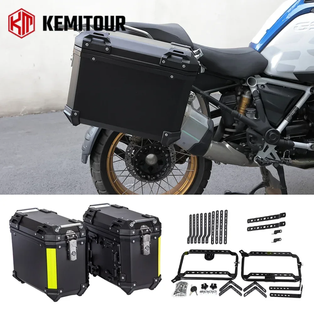 

For Yamaha For Ducati Universal Most Moto Saddle Box For Suzuki For BMW Case Storage Lock Trunk Rear Tool Bag Motorcycle Parts