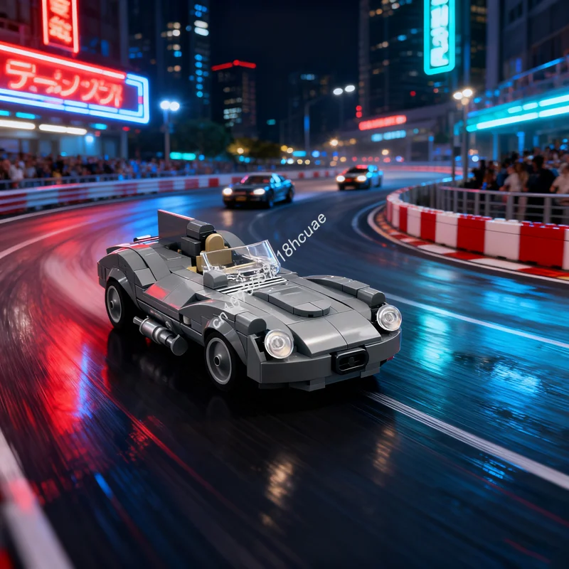 

310pcs MOC Jaguar D Type City Champions Model Building blocks Assemble DIY Christmas gift creative toy idea Brick Kids Birthday