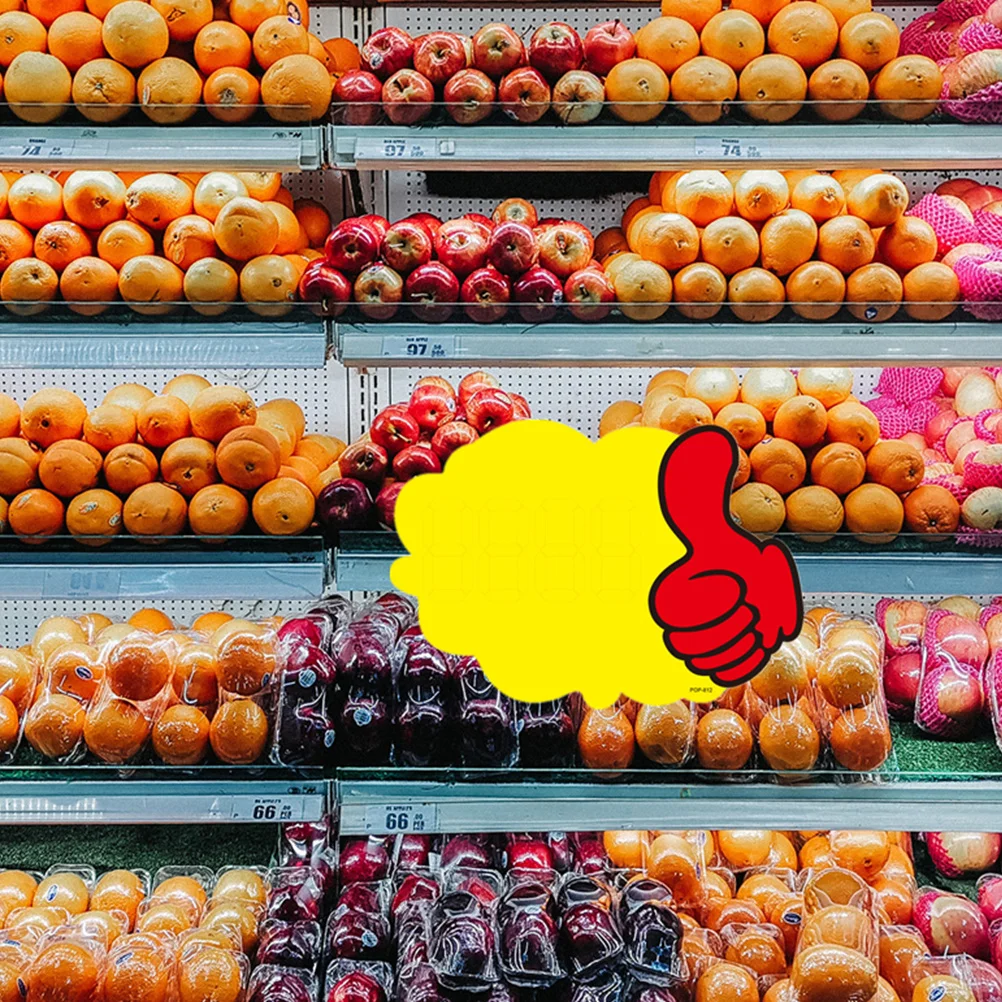 

20 шт., бумажные знаки с выберителем цен, бирки для розничной торговли, яркие цветные ценники для рынка, гаража, магазины продаж, знаки розничной продажи