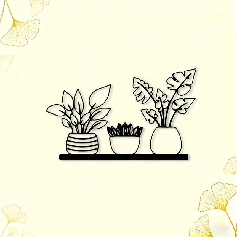 1pc Elegant Iron Flower Wall Sculpture, Classic Metal Mural Art for Outdoor Garden Fence Kitchen Decor, Year-Round Christmas Mot