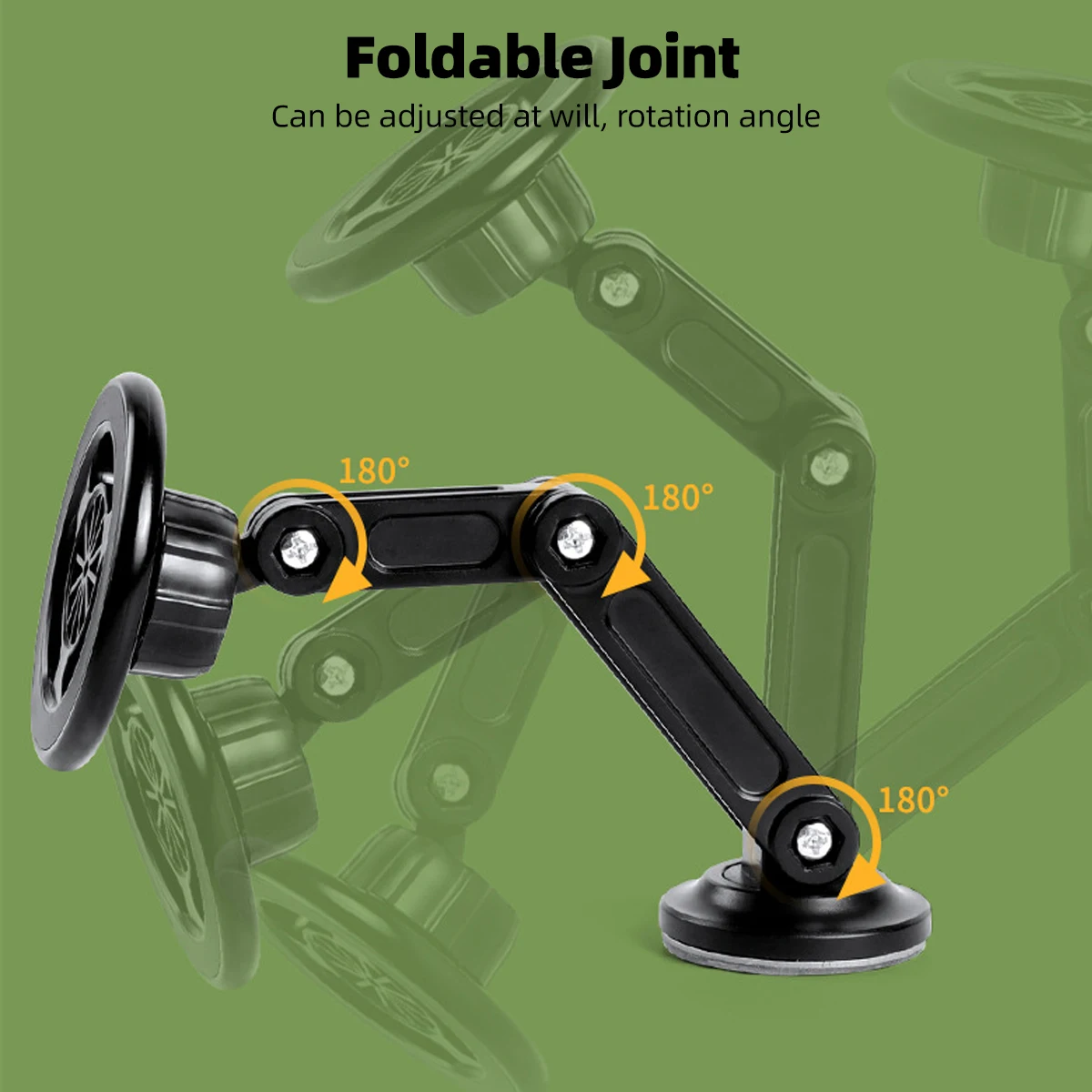 Neue Für Magsafe 360-Grad-Drehen Metall Magnetische Auto Telefon Halter Faltbare Telefon Stehen Air Vent Magnet Halterung GPS Unterstützung Für Alle telefon