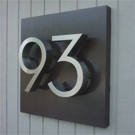 

led backlit acrylic signs Metal letters sign house letter sign backlit led home address numbers