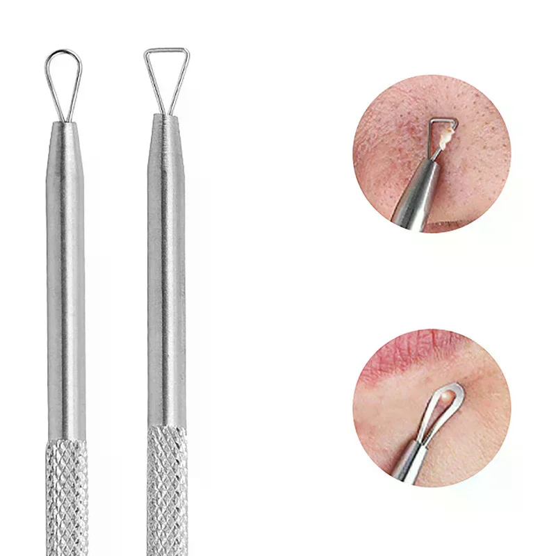/YOV/Dual Heads Needle Blackhead Blemish Squeeze Pimple Remover Spot Cleaner Beauty Skin Care Tool