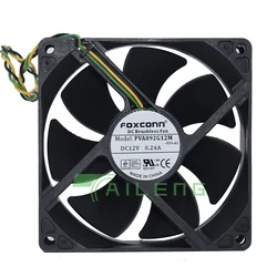 For FOXCONN 92mm PC Case Axial DC Fan  9225 92X92X25mm 3Pin DC 12V 0.24A PVA092G12M Cooling Fan