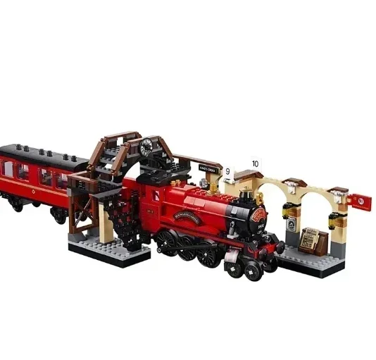 MOC Creative and Versatile Gifts Train Model Building Assembly Bricks Toys Kid Gifts Toys Christmas 75955