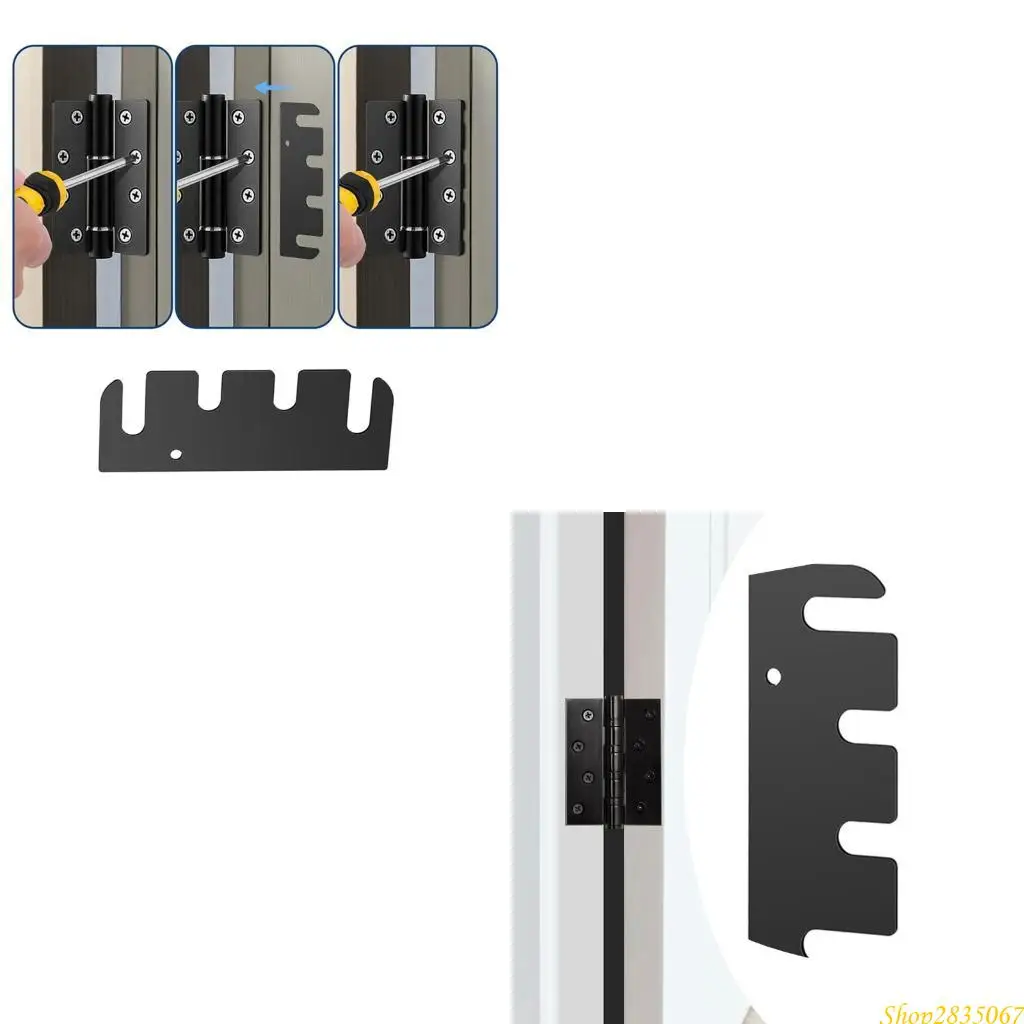 10Pcs Quick Fix Hinge Shims Door Hinge Repair Shims For Door Gaps Alignment Adjustment Door Hardware Enduring 831F
