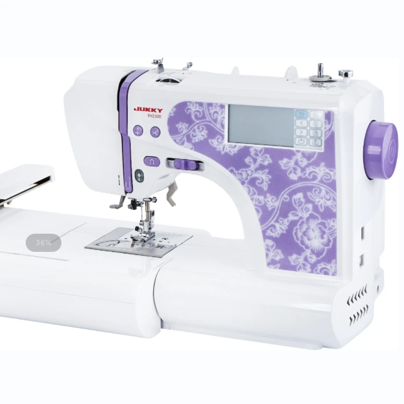 

JK1500 digital computerized embroidery machine house hold support usb LCD touch screen easy to use nice for beginners