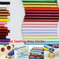 Wax Seal Sticks Antique Sealing Wax Sticks for Weding Party Gift Postage Letter Retro Fire Paint Wax Seal Stamp