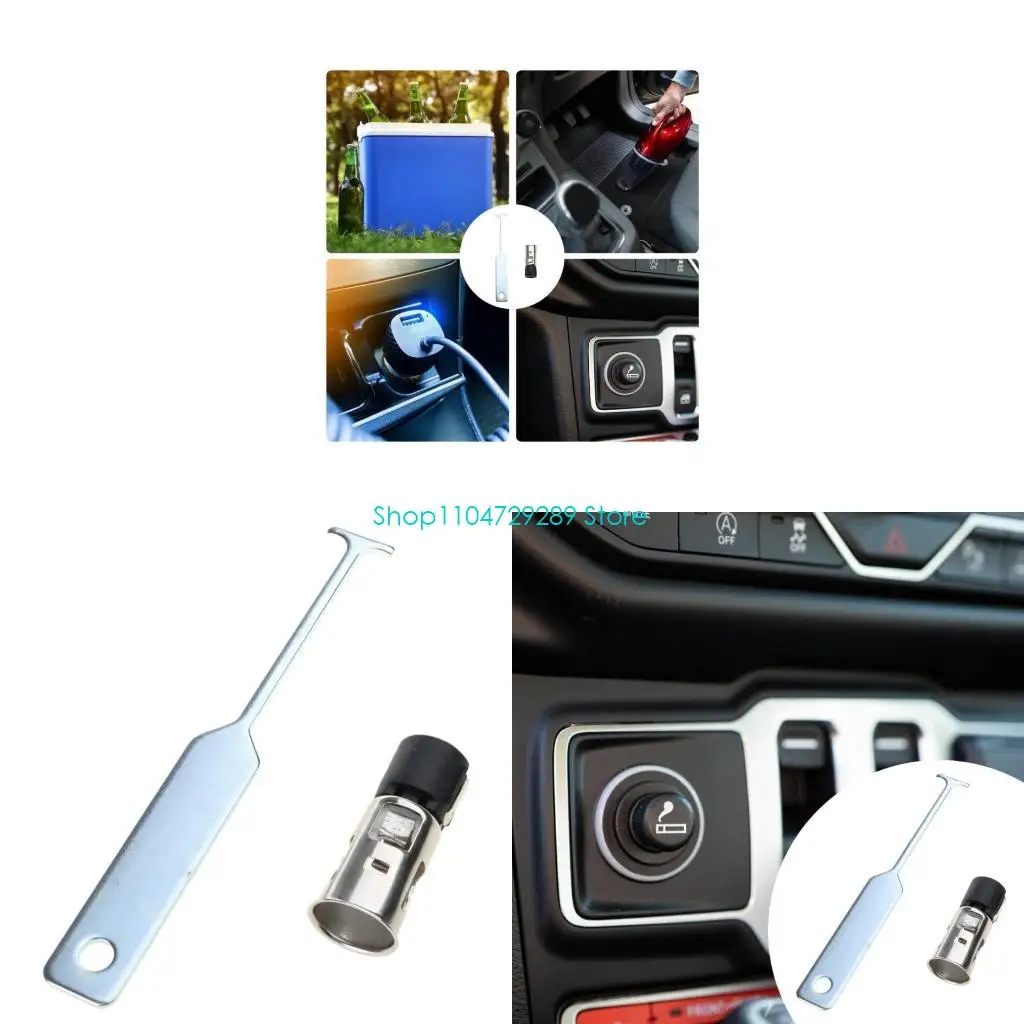 

D8KE Upgrades Car Cigarettes Socket Tool set for Easy Installation & Repair