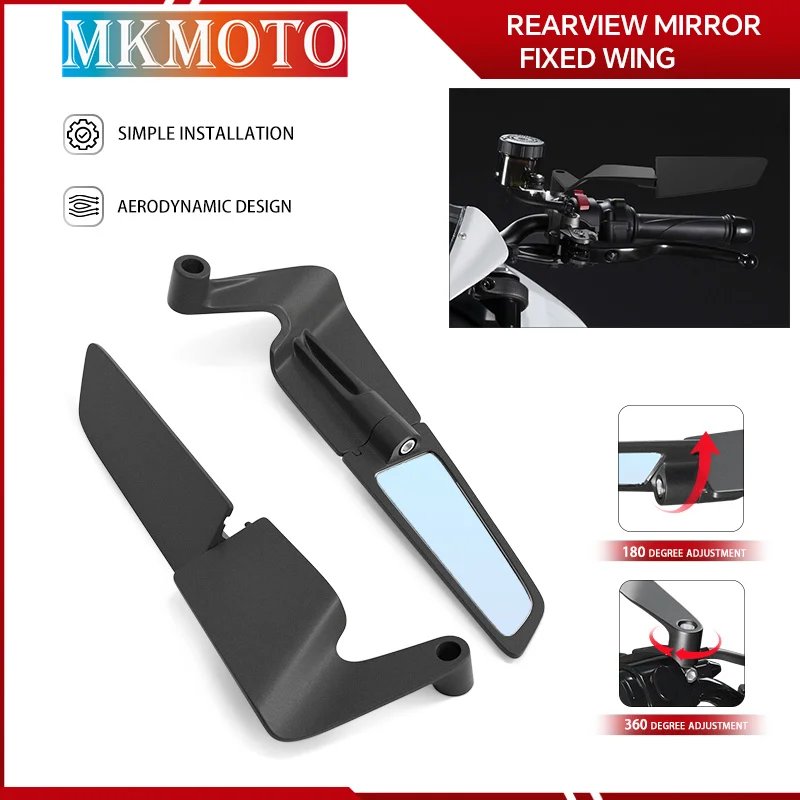 

Rotating Side Rearview Mirrors Motorcycle Modified Adjustable Rear Mirror For Scrambler 1100 Scrambler 800 Hypermotard 950 SP