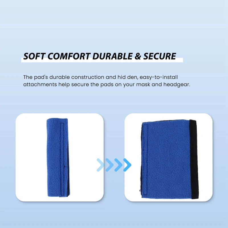 1 Pair CPAP Supplies Comfort Pads Prevent Face CPAP Mask Straps Holder For Resmed Airfit