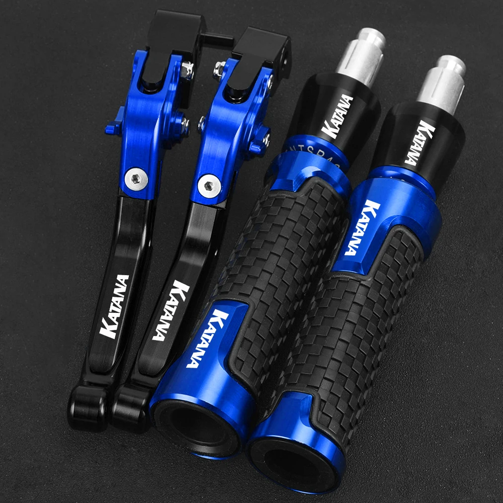 Motorcycle Brake Clutch Levers 22mm Handlebar grips ends Cap For SUZUKI GSX 750F 600F 750 600 F KATANA GSX600F GSX750F 1989-2007