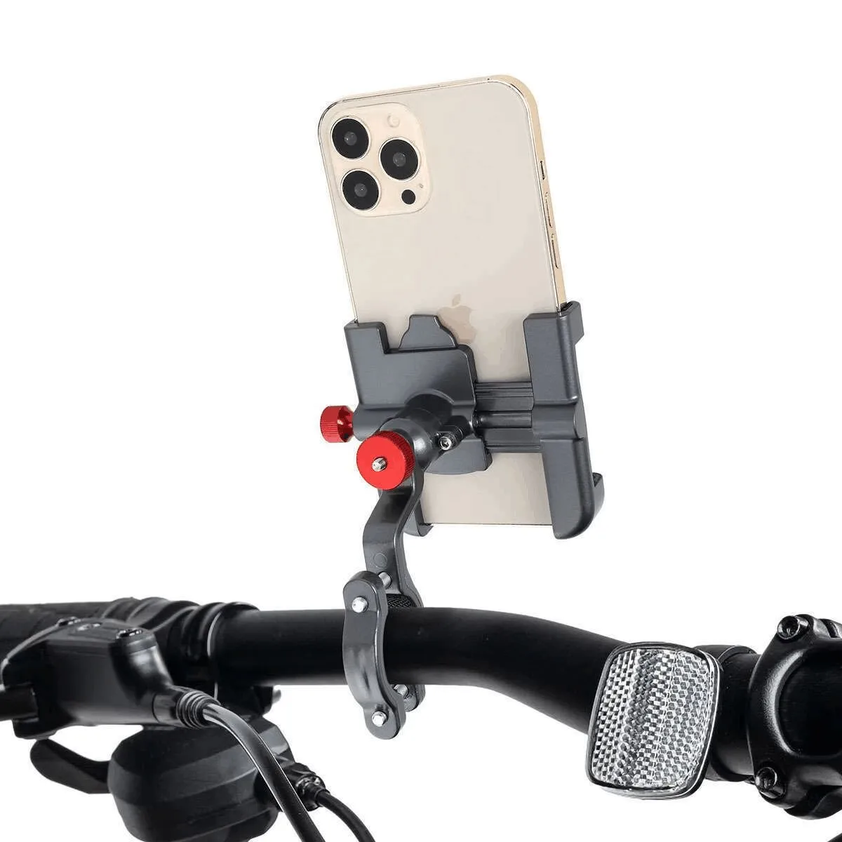 360° Aluminum Motorcycle Bike Bicycle GPS Cell Phone Holder Handlebar Mount