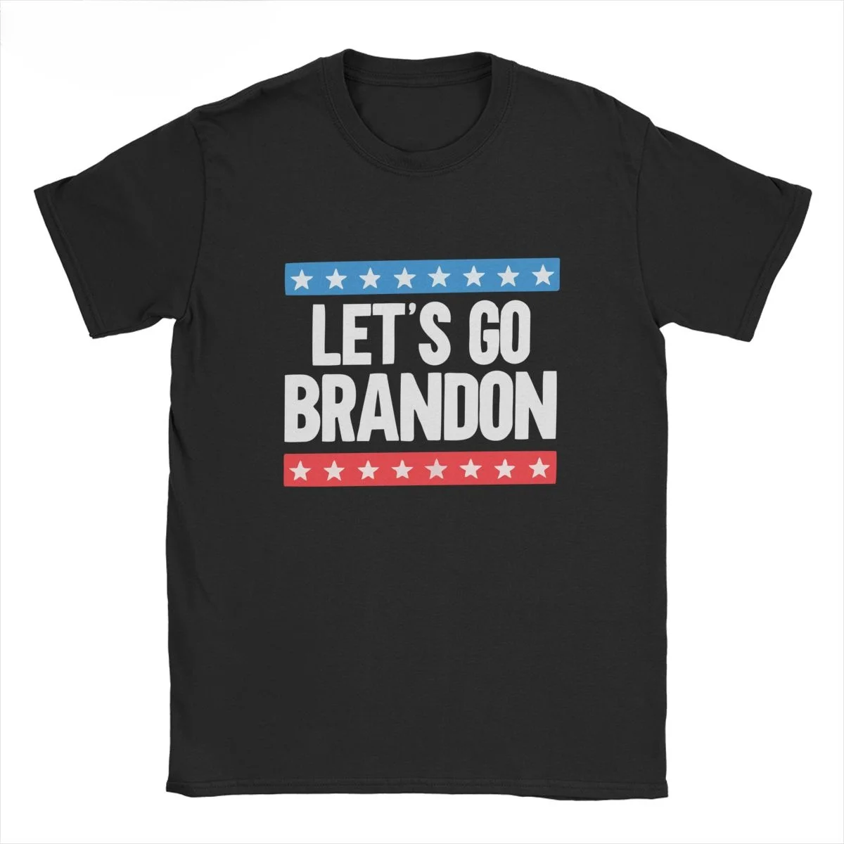 Let's Go Brandon T-Shirt Men Joe Biden Funny Meme FJB Vintage Funny Cotton Tees Crew Neck Short Sleeve T Shirt New Arrival Tops