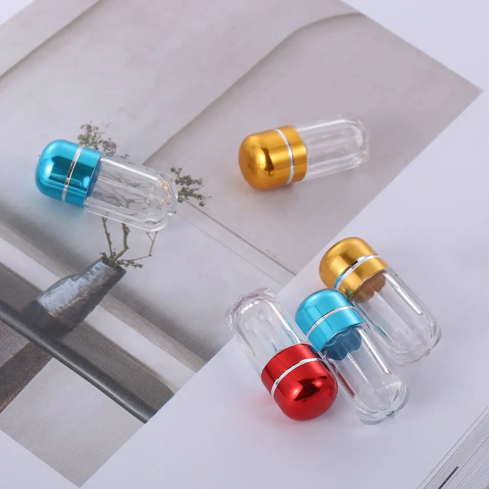 Colorful Empty Clear Ps Pill Box Plastic Bottle Capsule Shell