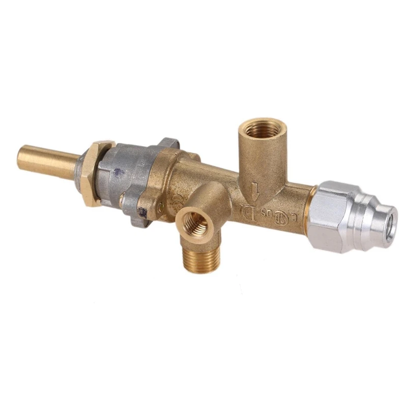 

Safety Brass Patio Heater Main Control Valve With Pilot Port Fit For Low Pressure Gas Patio Burner Connection