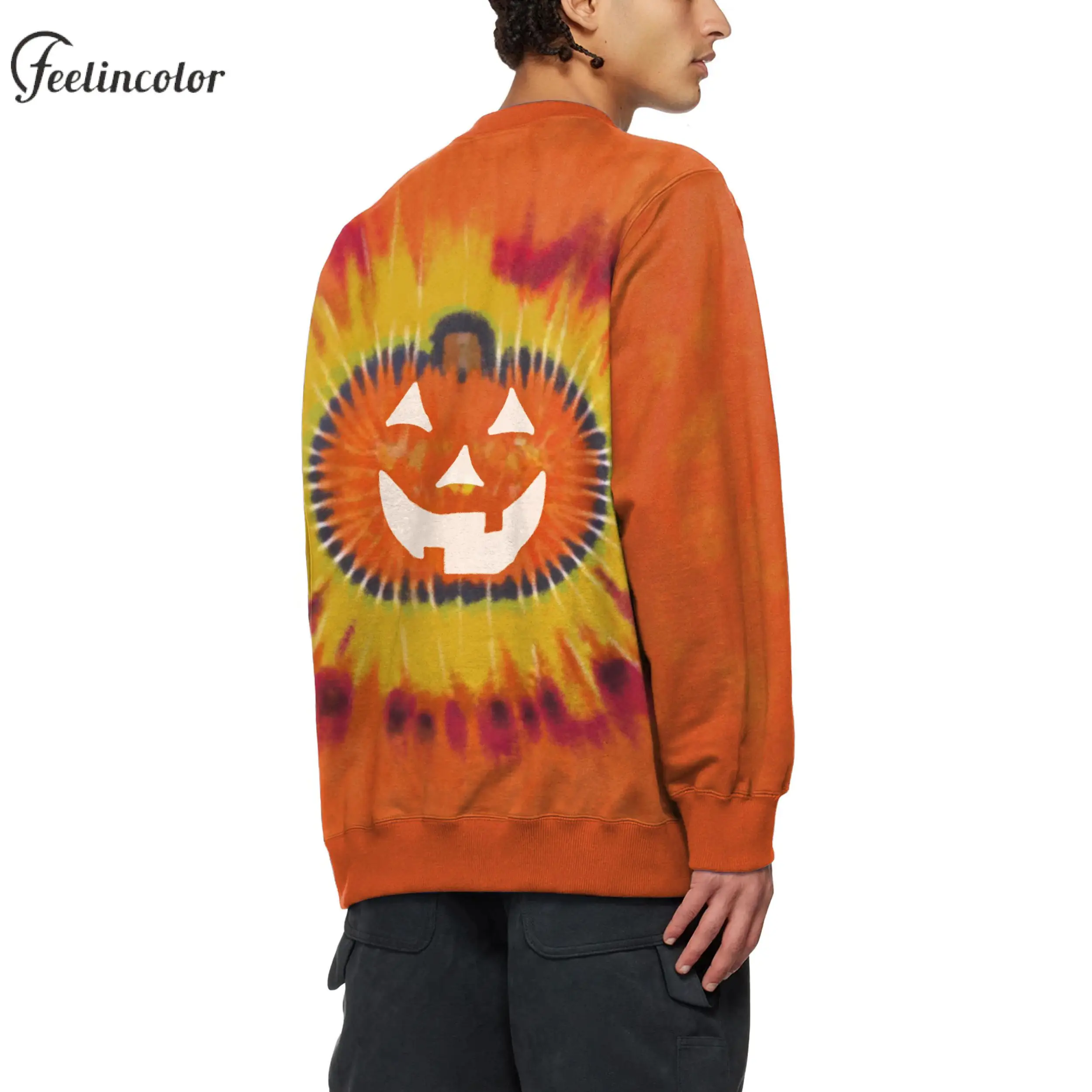 Halloween Men Pullover Autumn 3D Printing Tracksuit Oversize Sweatshirt O Neck Hoodie Fashion Outfit Streetwear Male Clothing