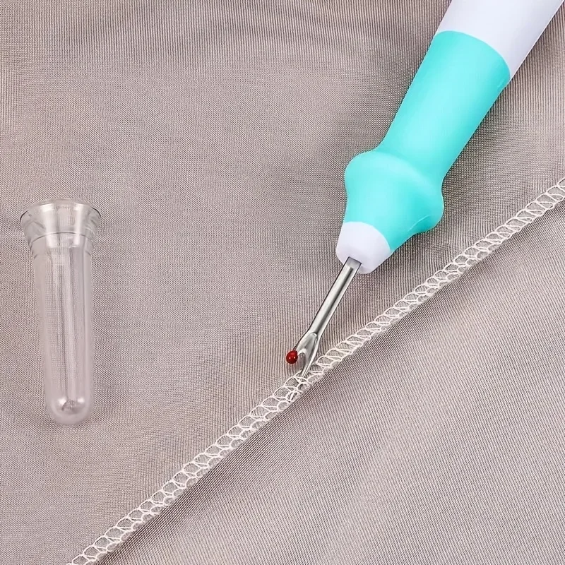 Nahttrenner – Stichentferner zum Sticken, ergonomischer Fadenschneider mit Silikongriff und Präzisionsklinge (Nähzubehör)