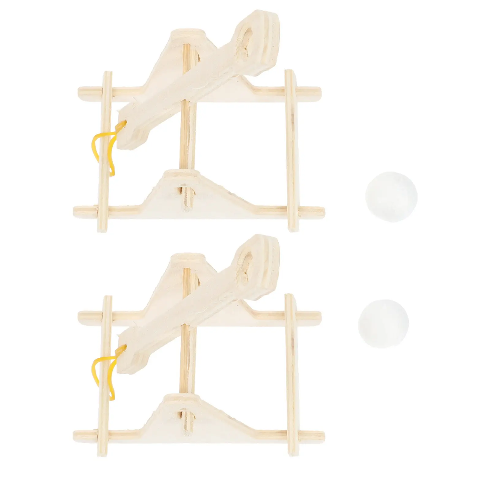 Kit de catapulte scientifique 2 pièces, ensemble d'activités STEM pour enfants, projet éducatif de construction pour l'apprentissage pratique et la réflexion créative