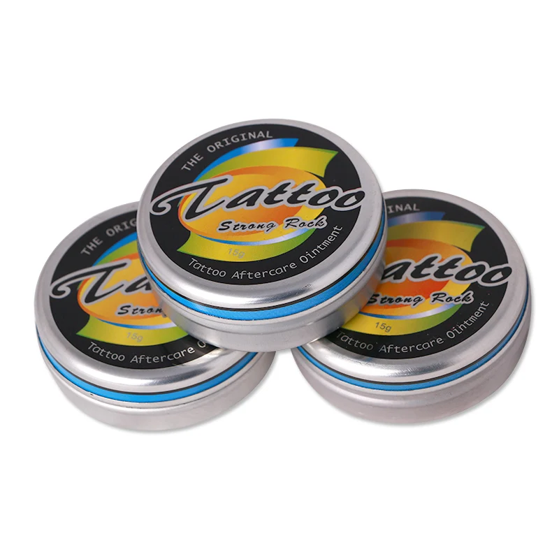 Tattoo Aftercare Repair Cream 15g Iron Tin | Soothing Hydrating Gel for Microblading & Body Tattoo Healing