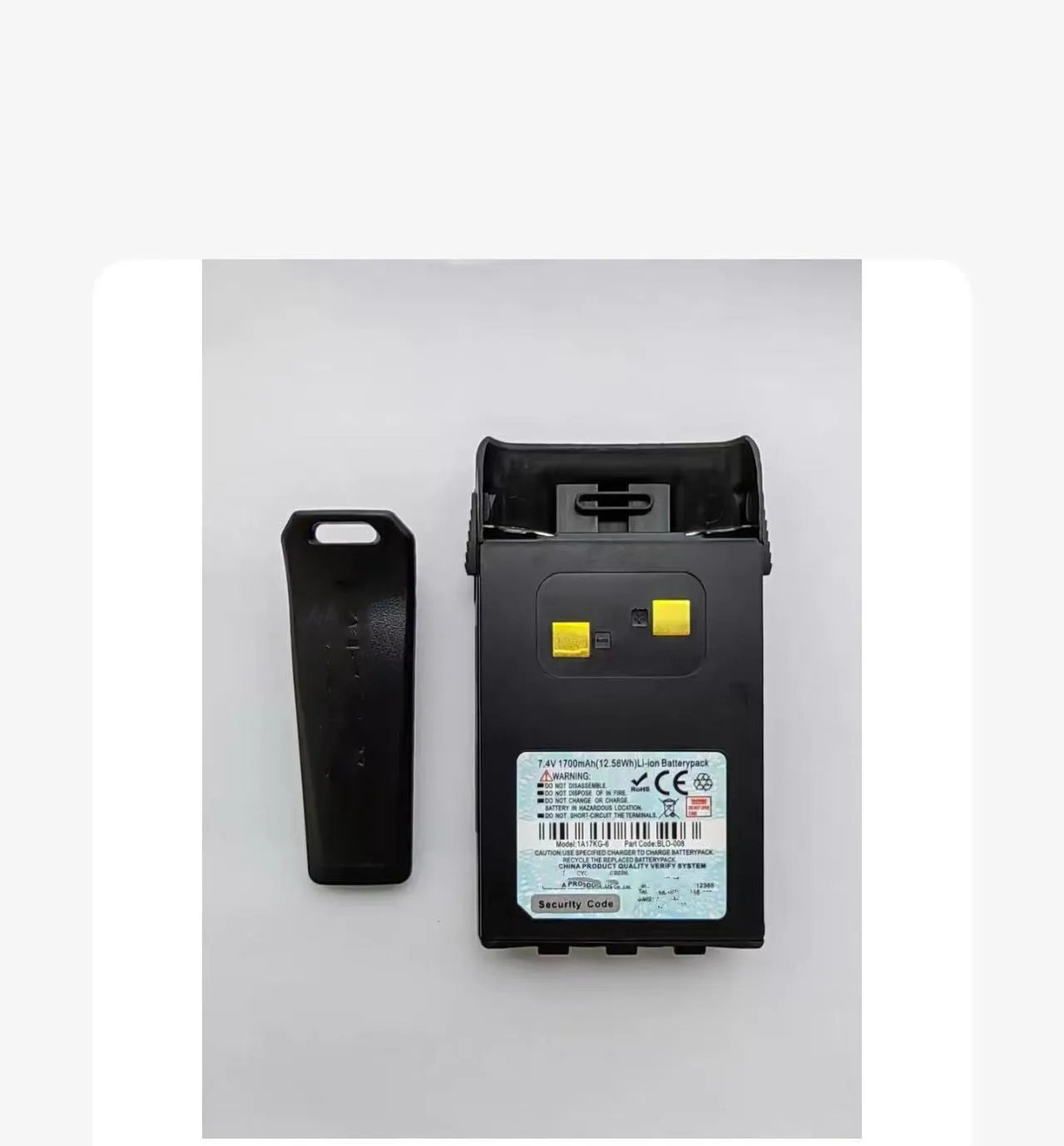 جديد الأصلي لبطارية wouxun KG-669P KG-679P KG-689 KG-UVD1P BLO-008 جهاز الاتصال اللاسلكي