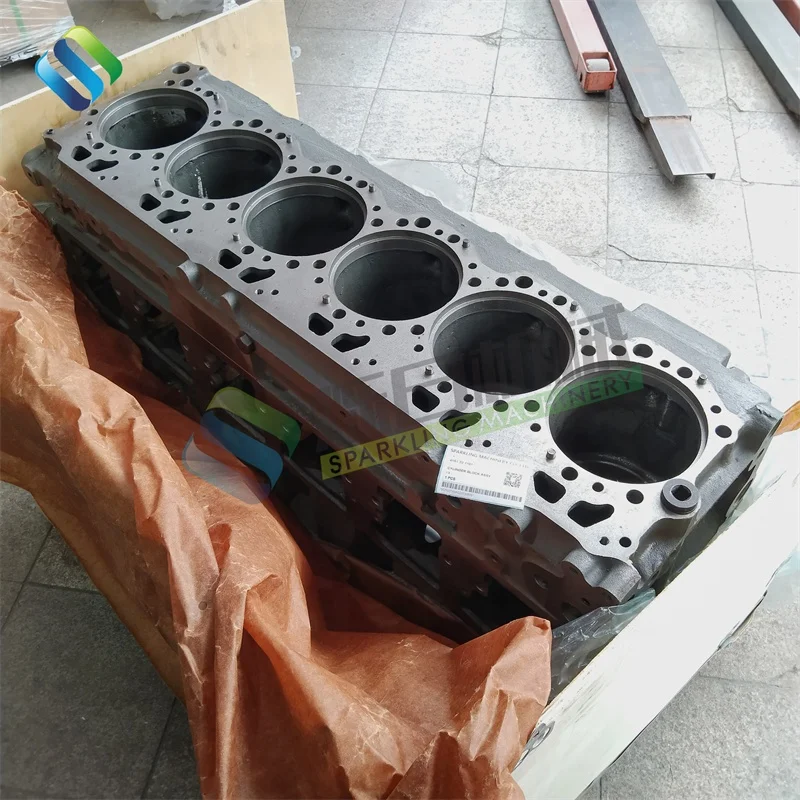 SG 6151-22-1101 6D125E PC400 Excavator Spare Parts Cylinder Block 6151-22-1101