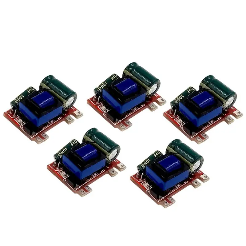 DTD791 Hot Sale-5PCS 5V 600MA Isolated Switching Power Module AC-DC Step-Down Module 220V 110V To 5V