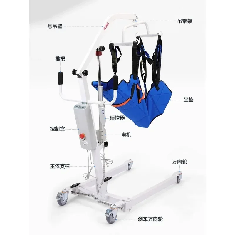 

No-lifting multifunctional lift, elderly care, paralyzed, disabled, bedridden patients, electric lifting artifact