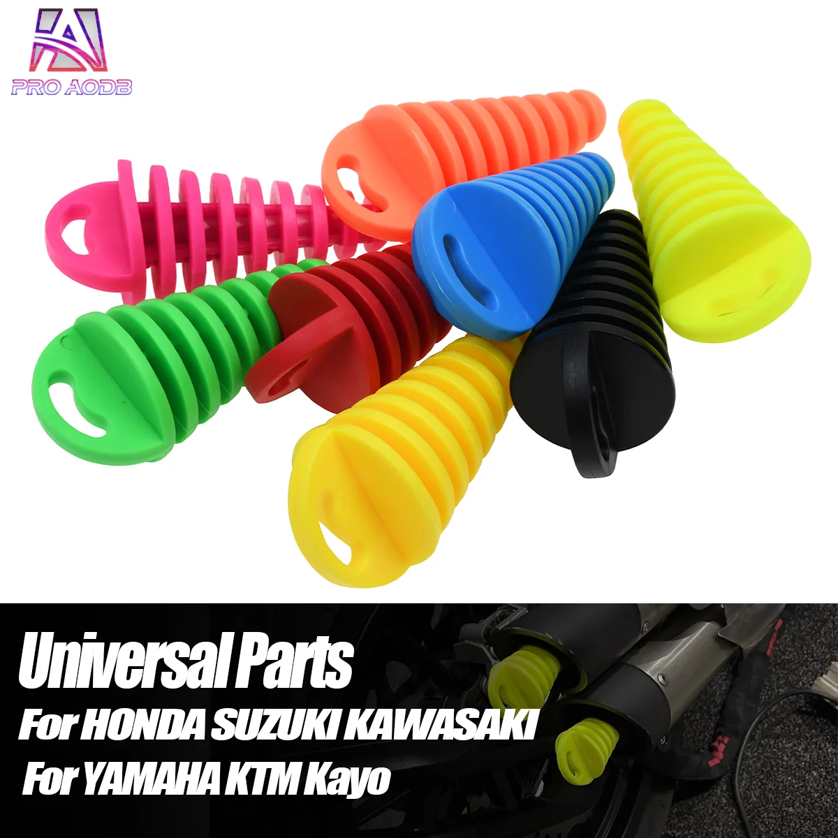 Pressure Washing Exhaust Rubber Wash Plug Waterproof Dustproof Prevent Water Intrusion Stopper For Motocross Dirt Bike Parts