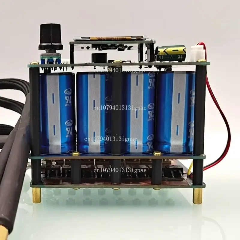 Small Household Spot Welding Machine Handheld High-Power Automatic Bump Welder with 16-Section Control Board for DIY Projects