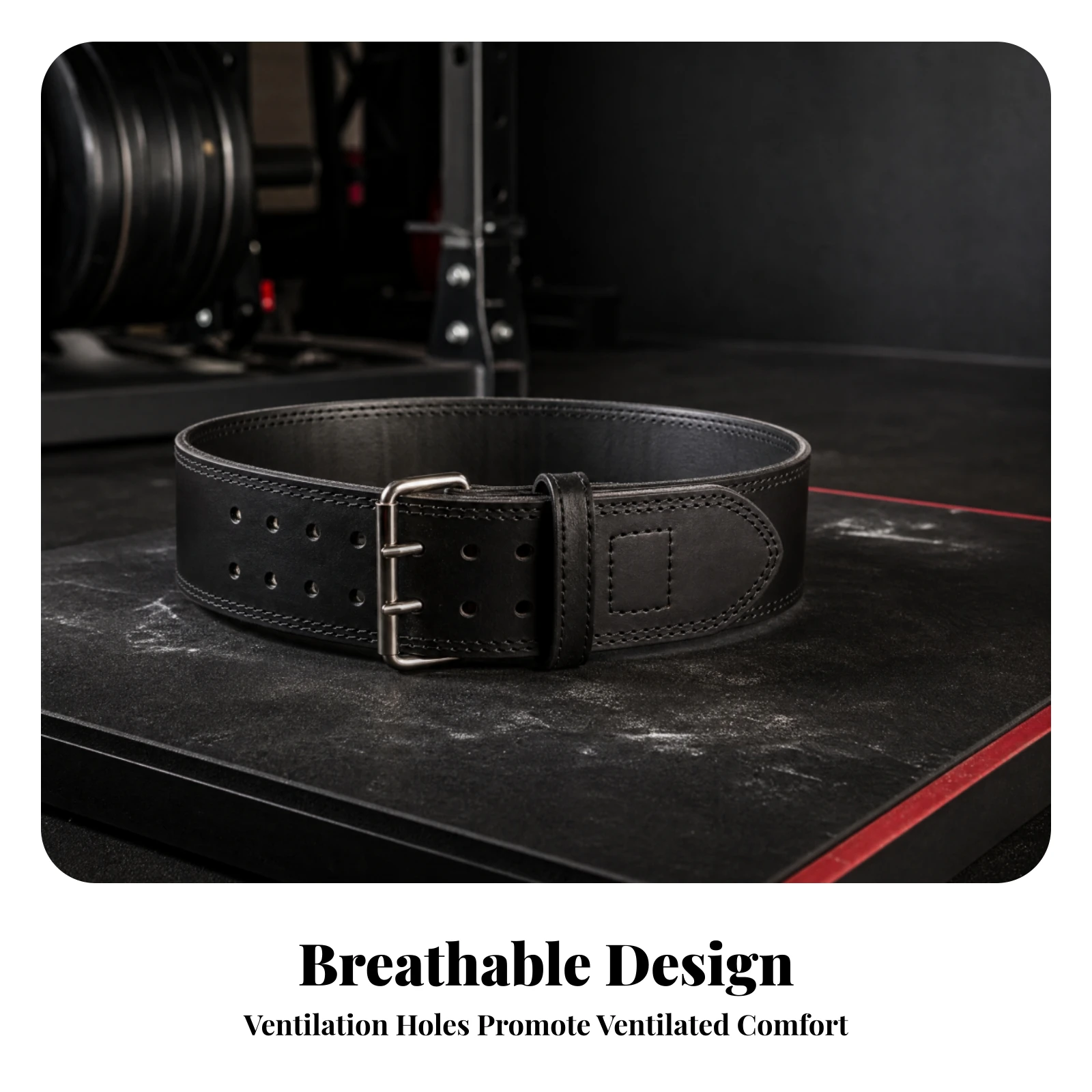 Lower Back Support Leather Weightlifting Belt Brown Brown Inner Lining Single-Layer Leather Belt Training Gear Metal Buckle