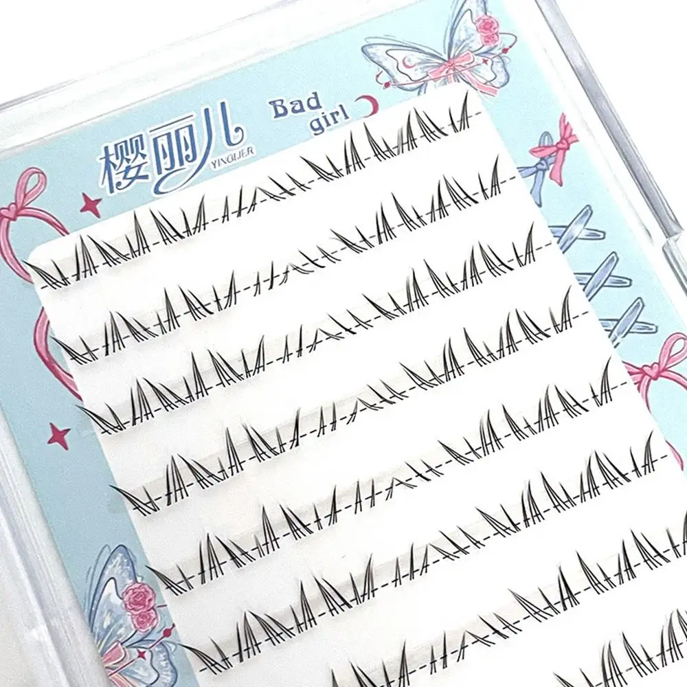 Natürliche Wimpernverlängerung, süße untere Wimpern, Wimperntransplantation, Cluster, Schwarz, Braun, weiches Zubehör, tägliche Make-up-Artikel unter der Wimpern