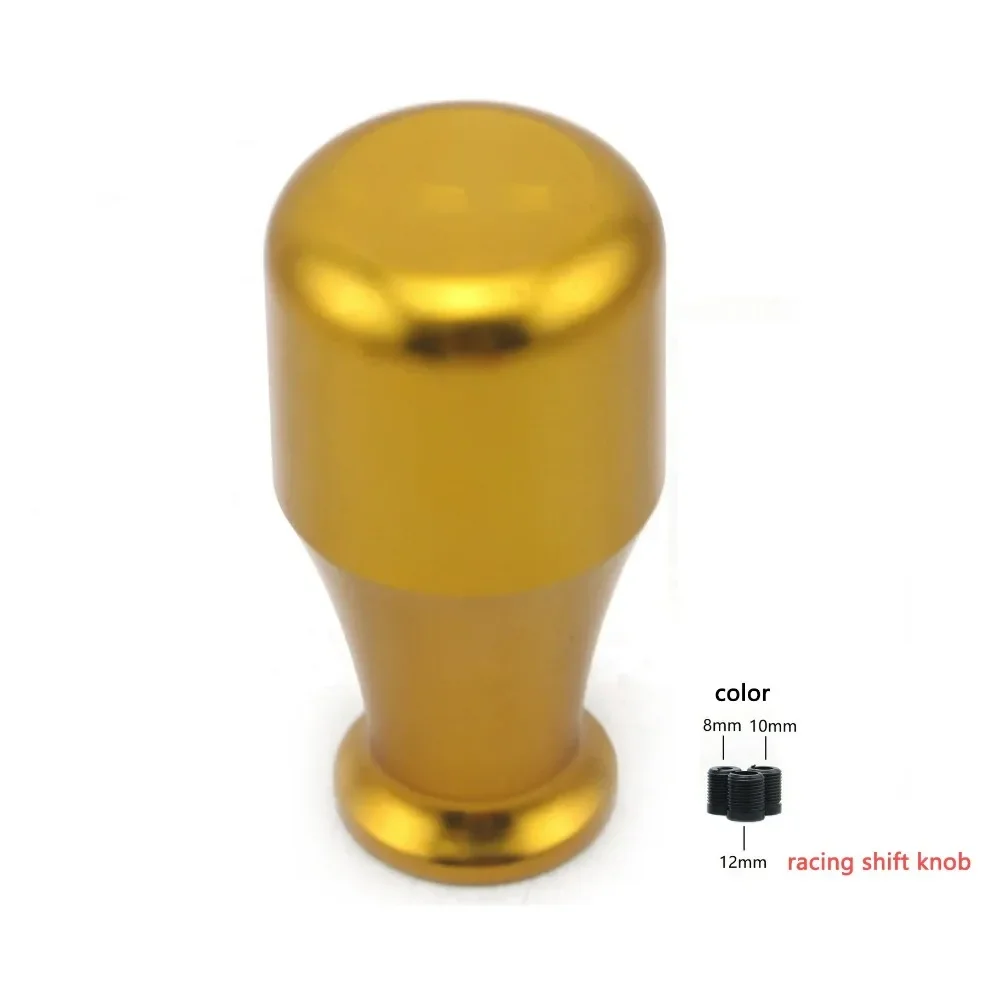 Racing Car Gear Shift Knob Stick Manual Transmission Universal Car Aluminum 8cm Extended Gear Shifter Gear Head Knob