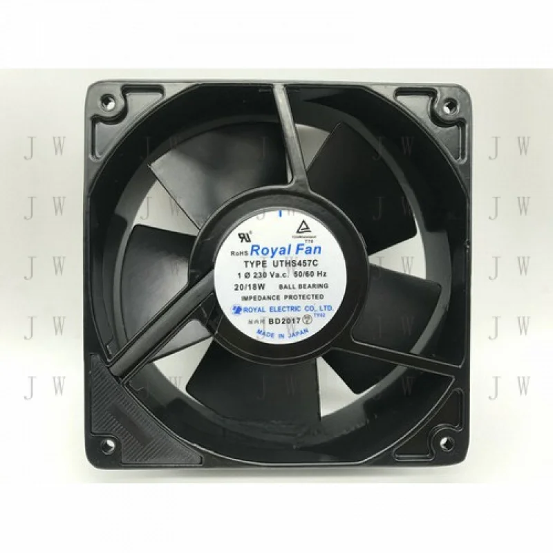 

DDZ 1pcs FOR ROYAL FAN UTHS457C 230V 20/18W 12038 12CM full metal fan