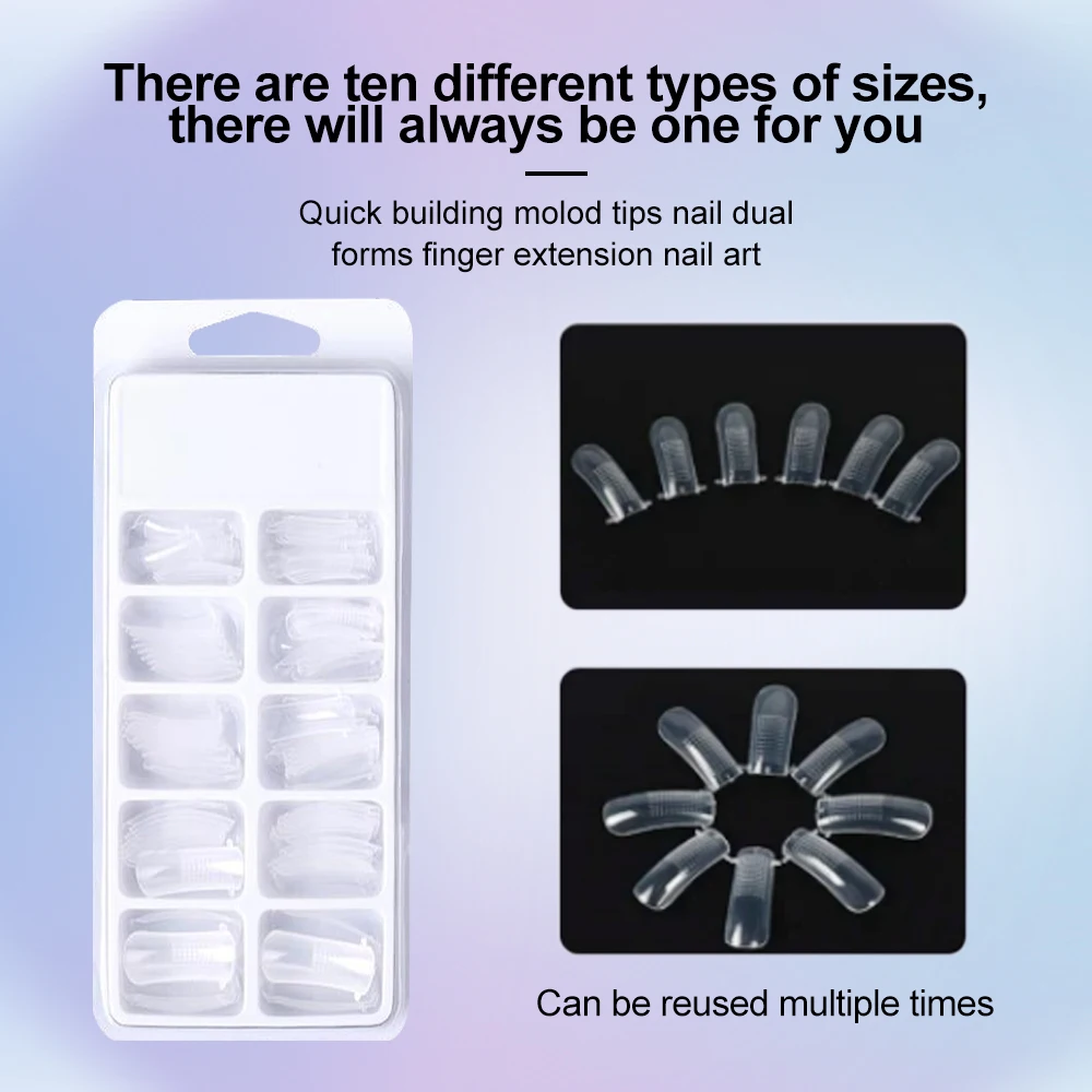 6PCS Set di gel polimerico per unghie per estensione 15ML Gel UV/LED a costruzione rapida con mini lampada per unghie per estensione manicure Kit di strumenti fai da te