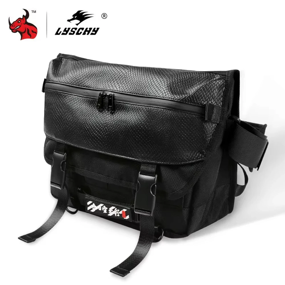 Lyschy New Motorcycle Riding Crossbody Bag Commuting Single Shoulder Waterproof Motorcycle Backpack Rider Equipment