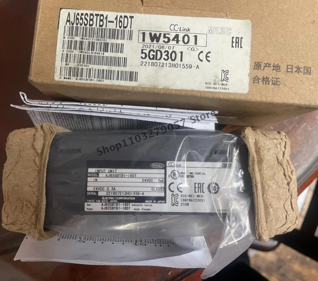 1PCS AJ65SBTB1 16DT Brand New PLC Module AJ65SBTB1-16DT AJ65SBTB116DT In Box