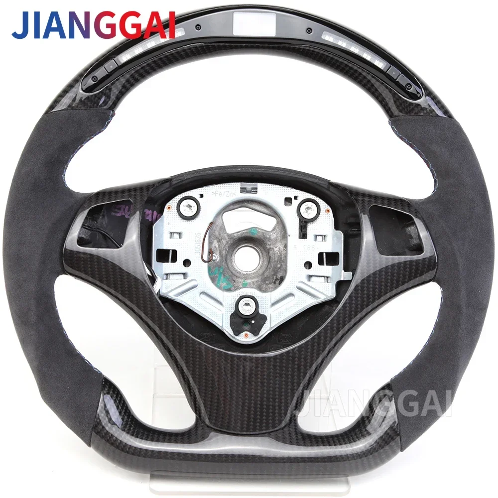 Real Carbon Fiber Car Steering Wheel For BMW E90 E92 E93 E82 E87 320i 325i 2005-2012 Steering Wheel Customsized Accessories