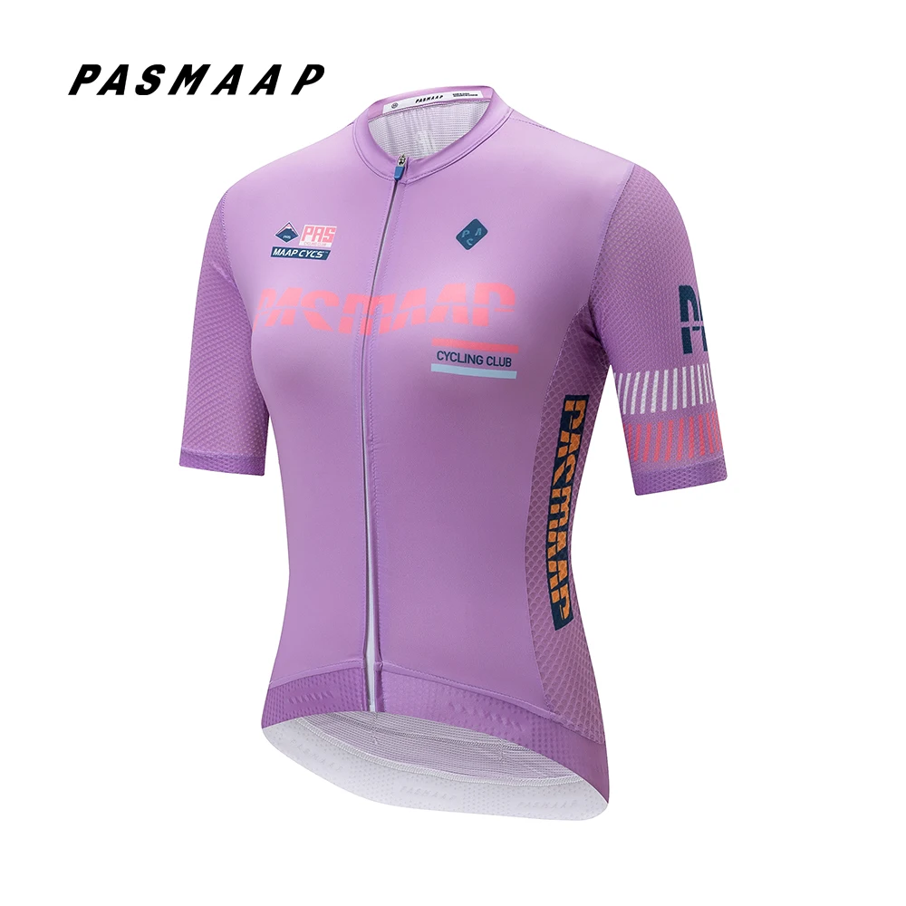 PASMAAP Midsummer Cycling Jersey MTB Road Bicycle Shirt High Quality Pro Team Short Sleeve Bike Clothes Maillot Ciclismo Hombre