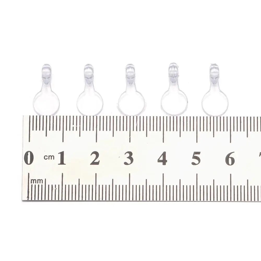 غراء شفاف على دلايات ، دلايات صغيرة مسطحة ، دلايات كابوشون شفافة لصنع دلايات المجوهرات ، 9 ، شو شو