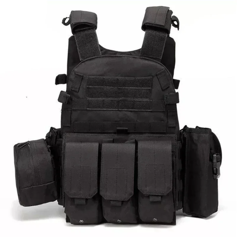 Nylon Gear Tactical Vest Body Armor Hunting Carrier Airsoft Accessories 6094 Pouch Combat Camo Vest tactical vest