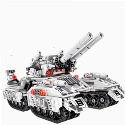 2025 Military Tank Building Blocks, Tank, Plane, and Truck Construction Set, 8-in-1 & 1-to-1 Scale Model Building Toys for Child