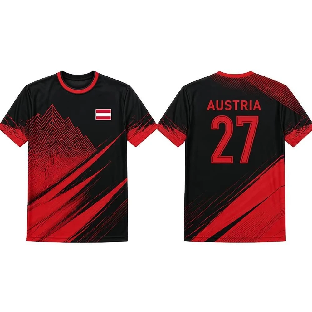 Men's jersey T-shirt, Australian fan 27 jersey, comfortable and breathable