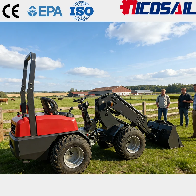 

Compact Telescopic Boom Mini Loader CE Certified High Performance Small Loader for Farm Garden Orchard Construction