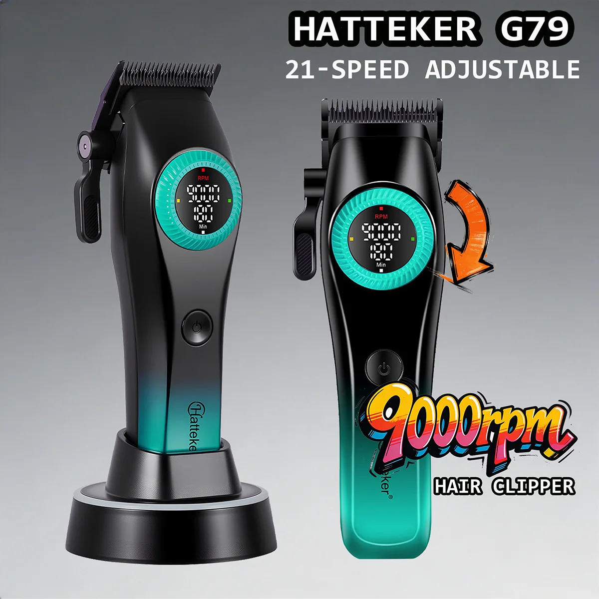 9000rpm-professional-brdclip-men's-fade-hair-clipper-speed-adjustment-barber-dlc-blade-base-charger-barber-shop-hair-trimmer