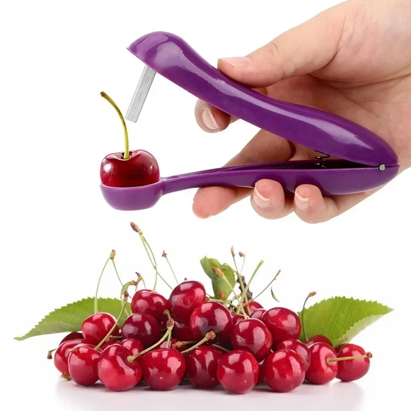 1-6pcs Multifunctional Fruit Pitter Cherry Jujube Core Remover Portable Labor Saving Kitchen Fruit Prep for Household Cooking