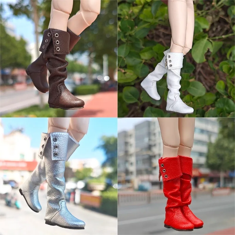

1/6 Scale Action Figures Multiple Colors Wrinkled Boots Ob22/24 Hollow Shoes Model for Toys Figures Ob22/24 Body